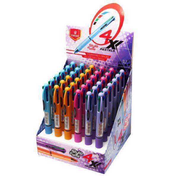 Stylo 4 couleurs Vertex - Guerfi Store