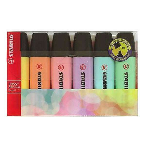 Charger l&#39;image dans la visionneuse de la galerie, Pochette de 6 Surligneurs - STABILO BOSS
