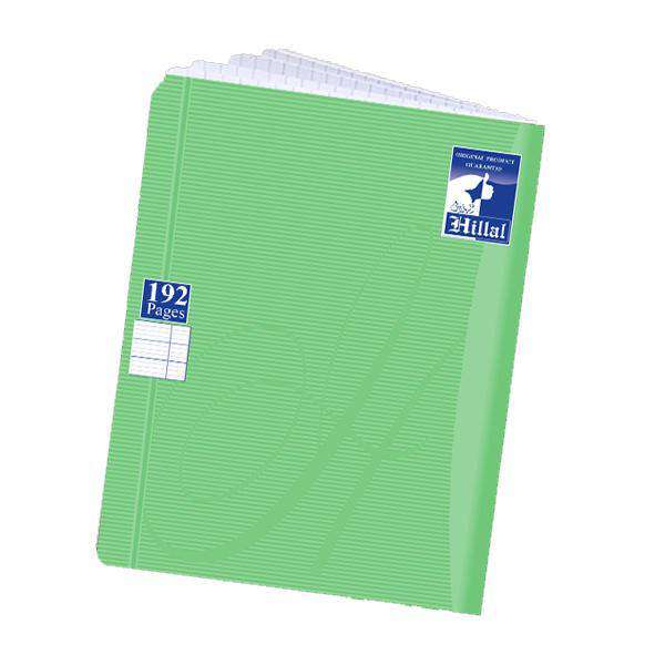 Cahier 192 pages 17x22cm 70g HILLAL - Guerfi Store