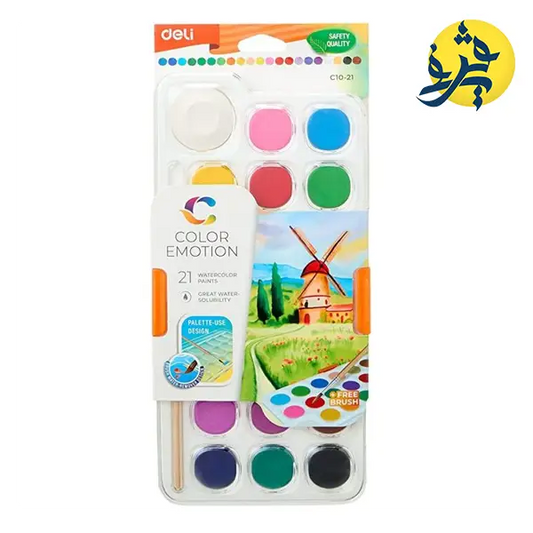 21 Couleurs peinture Aquarelle Color Emotion - DELI