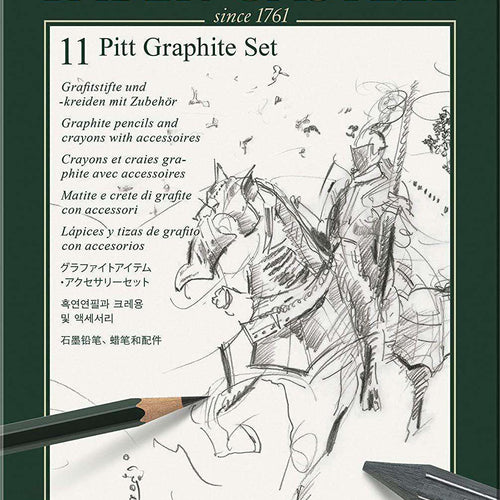 Charger l&#39;image dans la visionneuse de la galerie, Faber Castell - 11 Pitt Graphite Set Crayon - Guerfi Store
