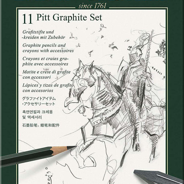 Faber Castell - 11 Pitt Graphite Set Crayon - Guerfi Store
