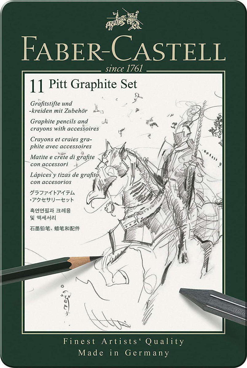 Faber Castell - 11 Pitt Graphite Set Crayon - Guerfi Store