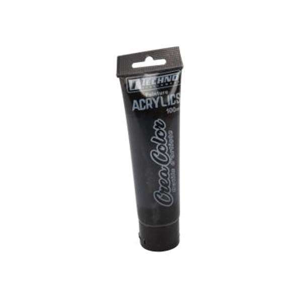 PEINTURE ACRYLIQUE 100 ML NOIR CREA COLOR "TECHNO" REF.5661