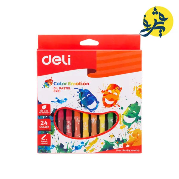 Boite de 24 couleurs Pastel a l’huile-color Emotion- DELI