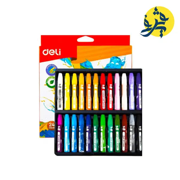 Boite de 24 couleurs Pastel a l’huile-color Emotion- DELI