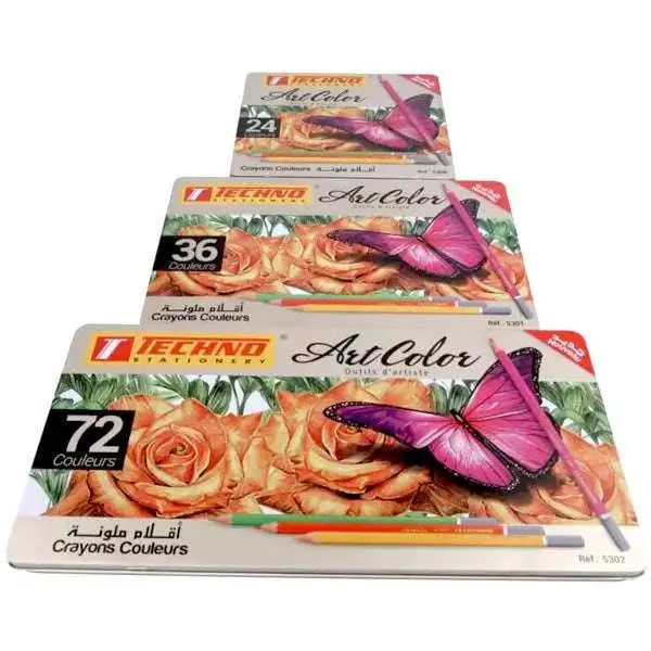 Boite de 48 Crayons de couleurs ARTCOLOR -TECHNO-