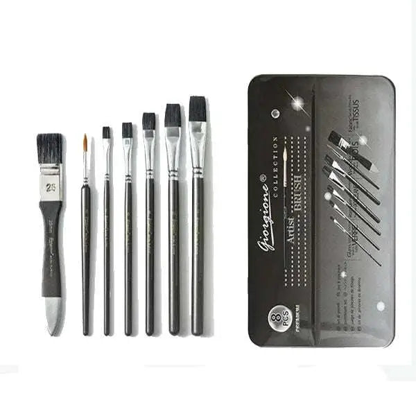 Boite métallique de 8 pinceaux - GIORGIONE
