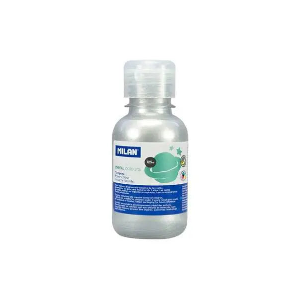 Bouteille de Peinture Gouache MILAN 125 ml Argent