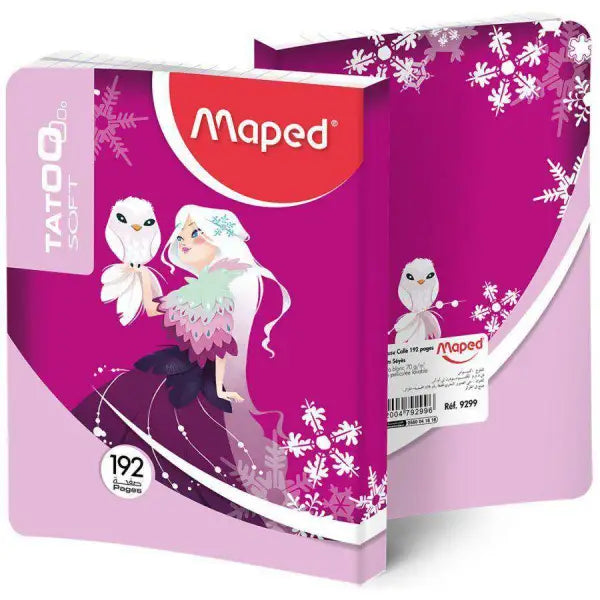 Cahier  COUSU COLLE 17cmx22cm SEYES 70g 192 PAGES MAPED - Guerfi Store