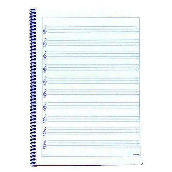 Cahier de Musique  Spiral  A4 GIPTA - Guerfi Store