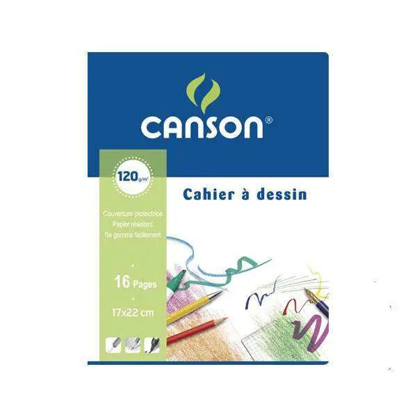 Cahier Dessin UNI Canson 16 Pages  polypro - Guerfi Store