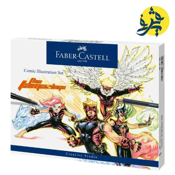 Coffret cadeau Pitt Artist Pen Comic Illustration 15 pièces-