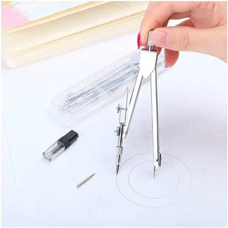 Compas scolaire en métal avec mines Deli