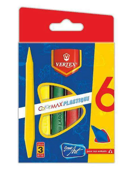 Boîte 12 crayons de couleur MAXI triangulaires + taille-crayons • MILAN