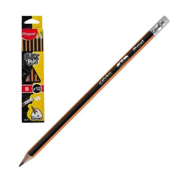 Crayon noir avec gomme BLACK’PEPS Maped B