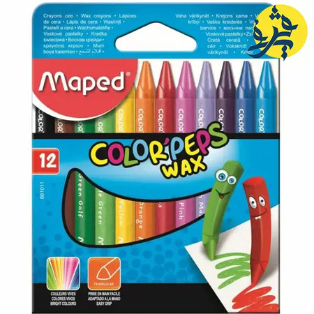Crayons cire color’peps pastel 12 couleurs - Maped