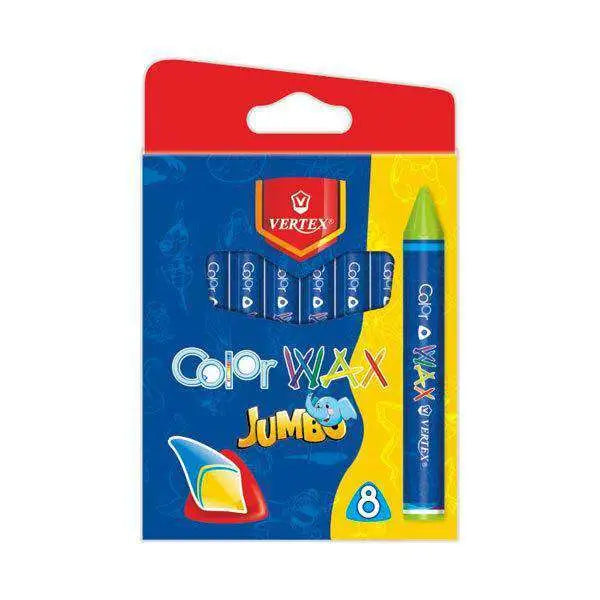 Crayons couleur a cire de 8 JUMBO Vertex - Guerfi Store