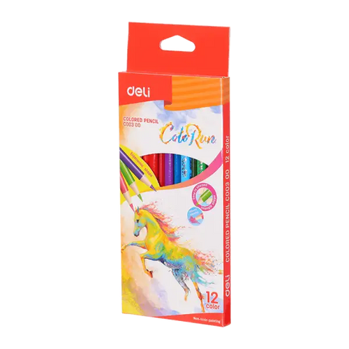 Charger l&#39;image dans la visionneuse de la galerie, Crayons couleur de 12GM COLO RUN DELI - Guerfi Store
