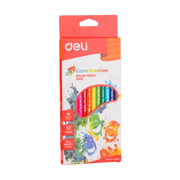 Crayons  couleur de  12GM COLOR EMOTION DELI - Guerfi Store