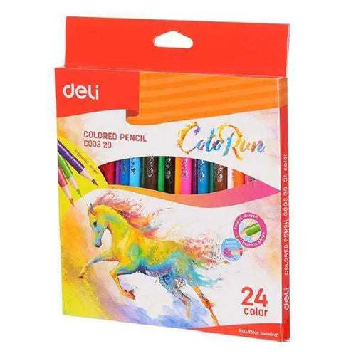 Charger l&#39;image dans la visionneuse de la galerie, Crayons couleur de 24 GM COLO RUN DELI - Guerfi Store
