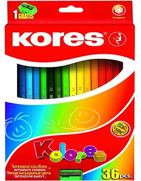 Boite de 36 Crayons de couleurs ART COLOR - TECHNO - Guerfistore – Guerfi  Store