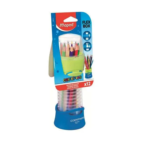 Crayons de couleur Flex Box de 12 pcs Maped