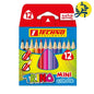 Crayons de couleur Mini Boite de 12 pièces -TECHNO