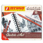 Crayons Graphite SKETCH ART Boite Métal de 18 Pièces TECHNO