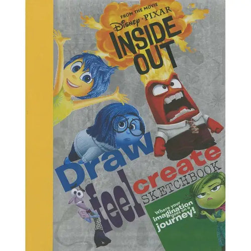 Charger l&#39;image dans la visionneuse de la galerie, Disney Pixar Inside Out Draw Feel Create Sketchbook
