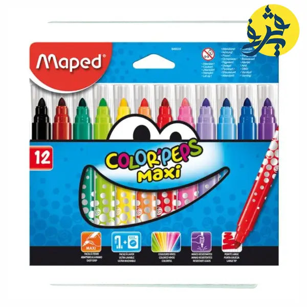 Feutres color’peps 12 Piéces Maxi - MAPED