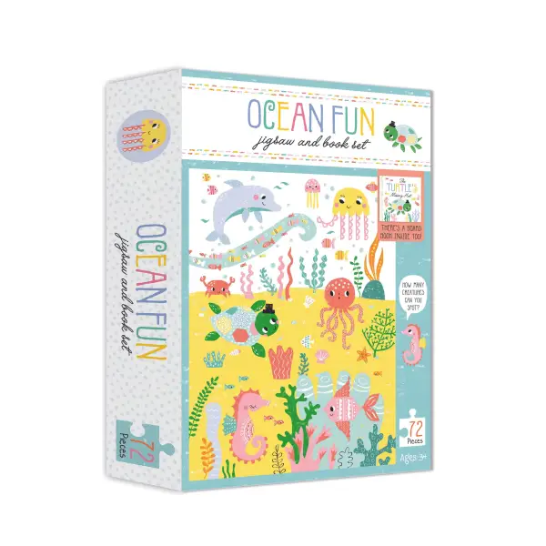 Jigsaw and Book Set - Ocean Fun