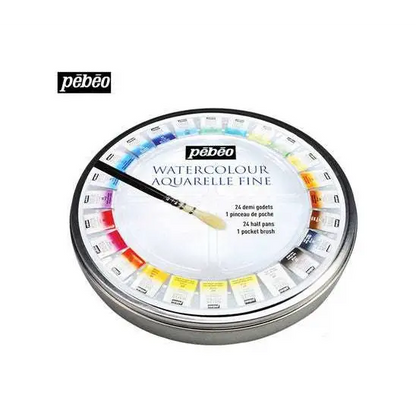 Kit‌ ‌Aquarelle‌ ‌ Professionnelle Palette‌ ‌24‌