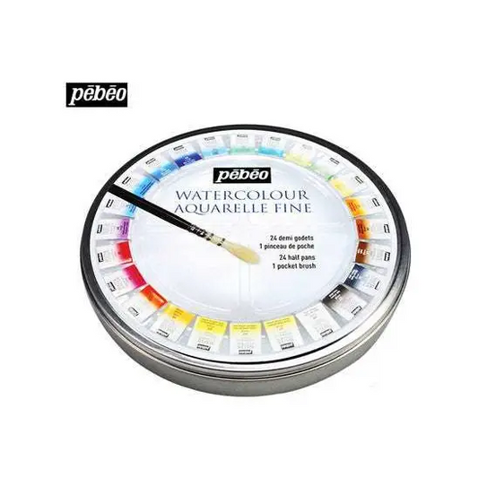 Kit‌ ‌Aquarelle‌ ‌ Professionnelle Palette‌ ‌24‌