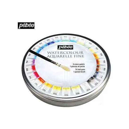Kit‌ ‌Aquarelle‌ ‌ Professionnelle Palette‌ ‌24‌