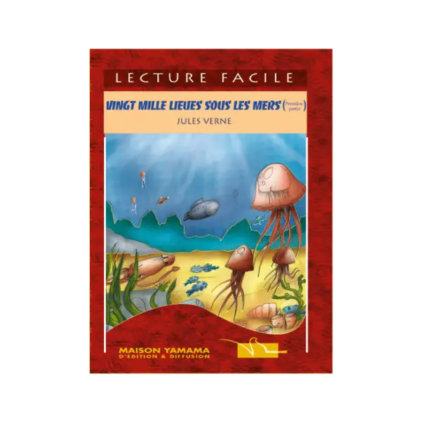 LECTURE FACILE -VINGT MILLE LIEUES SOUS LES MERS 2 TOMES -