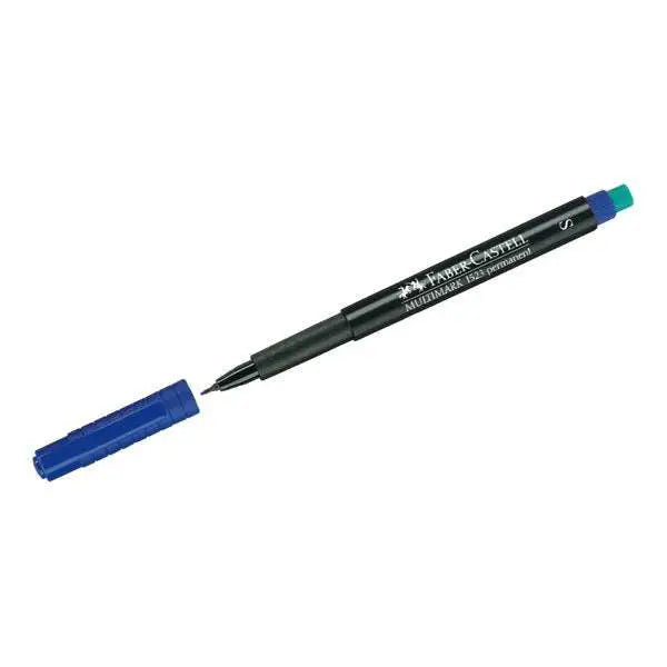 Marqueur permanent Faber castell BLEU S