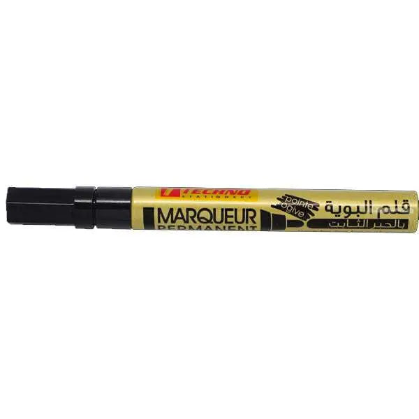 Marqueur Permanent Multi Surfaces TECHNO - Doré
