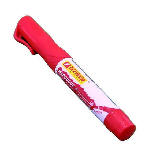 Marqueur tableau blanc rechargeable TECHNO rouge - Guerfistore