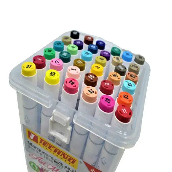 Marqueurs double tête ArtMark 36 couleurs - Techno