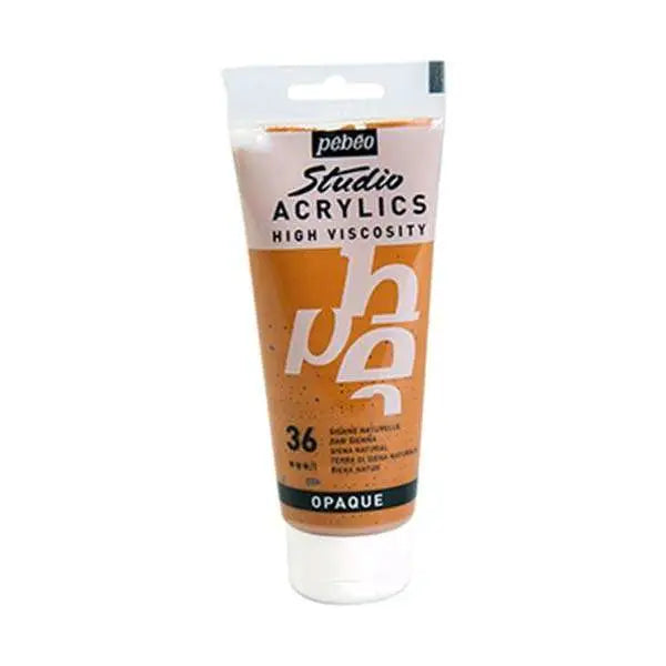 Peinture Acrylic HV 250ML couleur Sienne Naturelle Pébéo