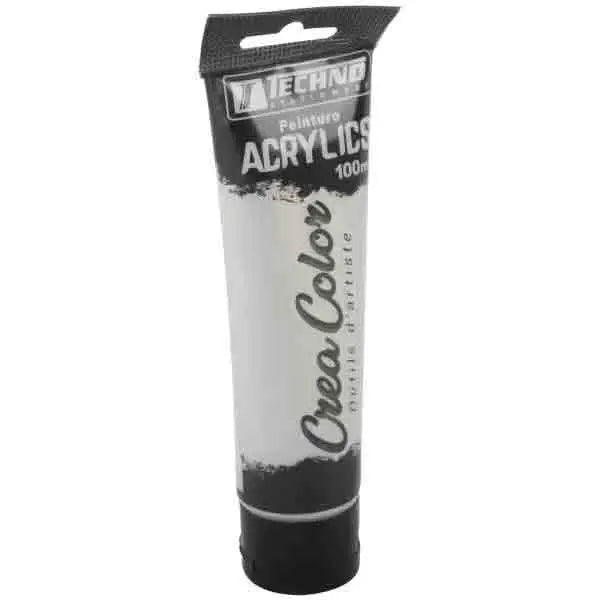 PEINTURE ACRYLIQUE 100 ML ARGENTE CREA COLOR TECHNO