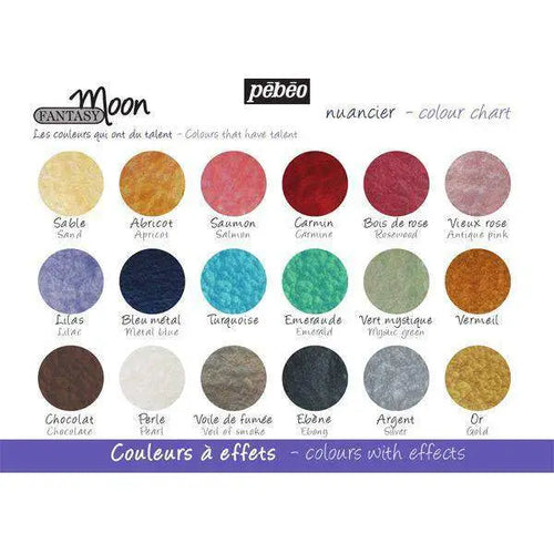 Charger l&#39;image dans la visionneuse de la galerie, Peinture Fantasy Moon  Pébéo Argent Nacré 45ml S - Guerfi Store
