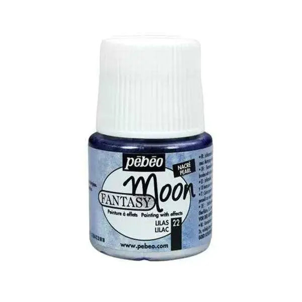 Peinture Fantasy Moon Pébéo Lilas Nacré 45ml S - Guerfi Store