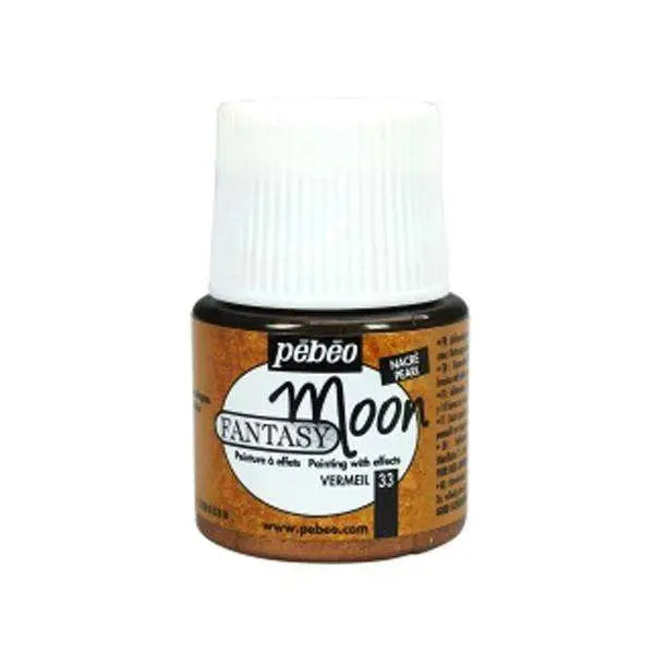 Peinture Fantasy Moon Pébéo Vermeil Nacré 45ml S - Guerfi Store