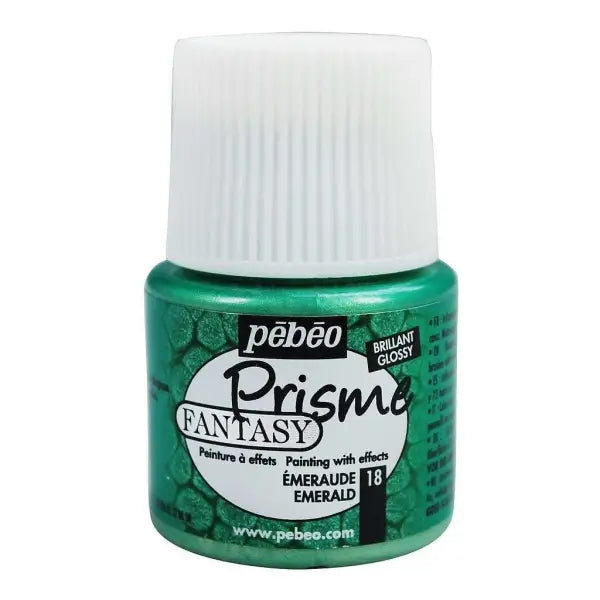 Peinture Fantasy Prisme Pébéo ÉMERAUDE 45ml S