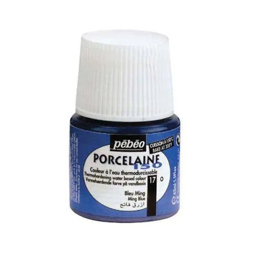 Charger l&#39;image dans la visionneuse de la galerie, Peinture Porcelaine 150 Pébéo Bleu Ming 45ml S - Guerfi Store
