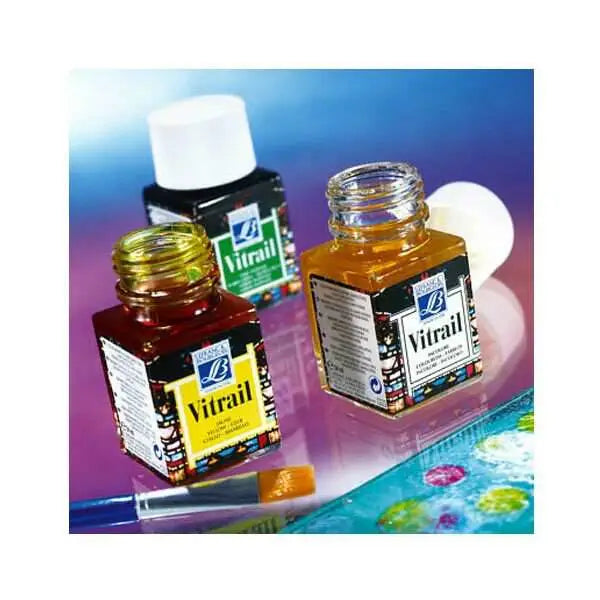 Peinture Vitrail Lefrance & Bourgeois Brun Foncé 50ml S