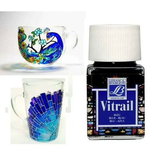 Charger l&#39;image dans la visionneuse de la galerie, Peinture Vitrail Lefrance &amp; Bourgeois Brun Foncé 50ml S
