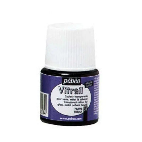 Charger l&#39;image dans la visionneuse de la galerie, Peinture Vitrail Pébéo Parme 45ml S - Guerfi Store
